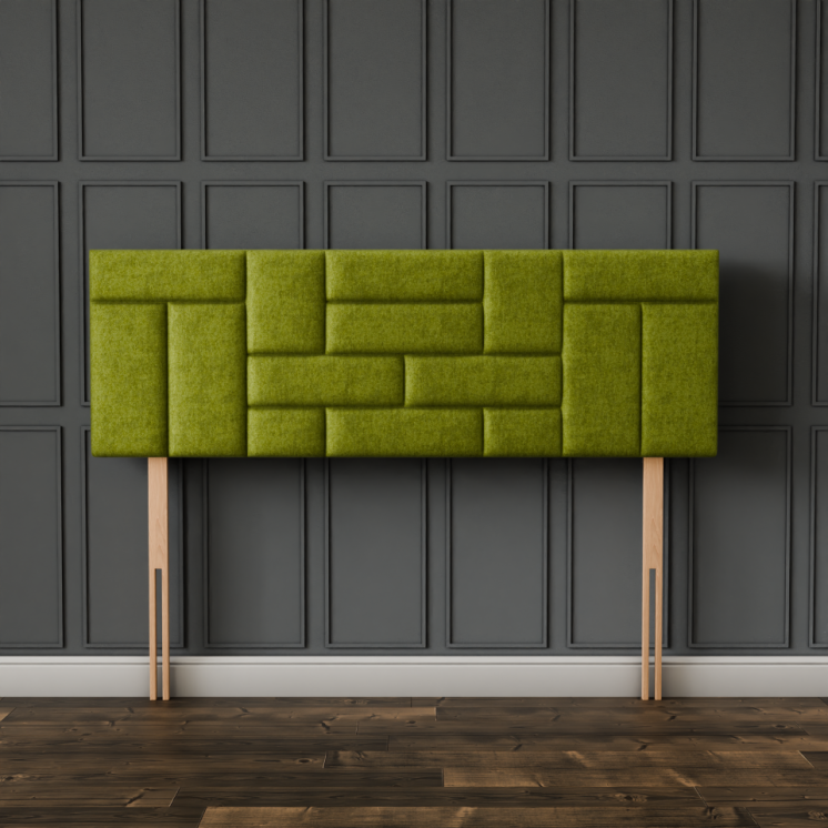Majestic Multi Headboard - Olive Green Naples