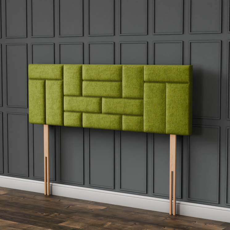 Majestic Multi Headboard - Olive Green Naples