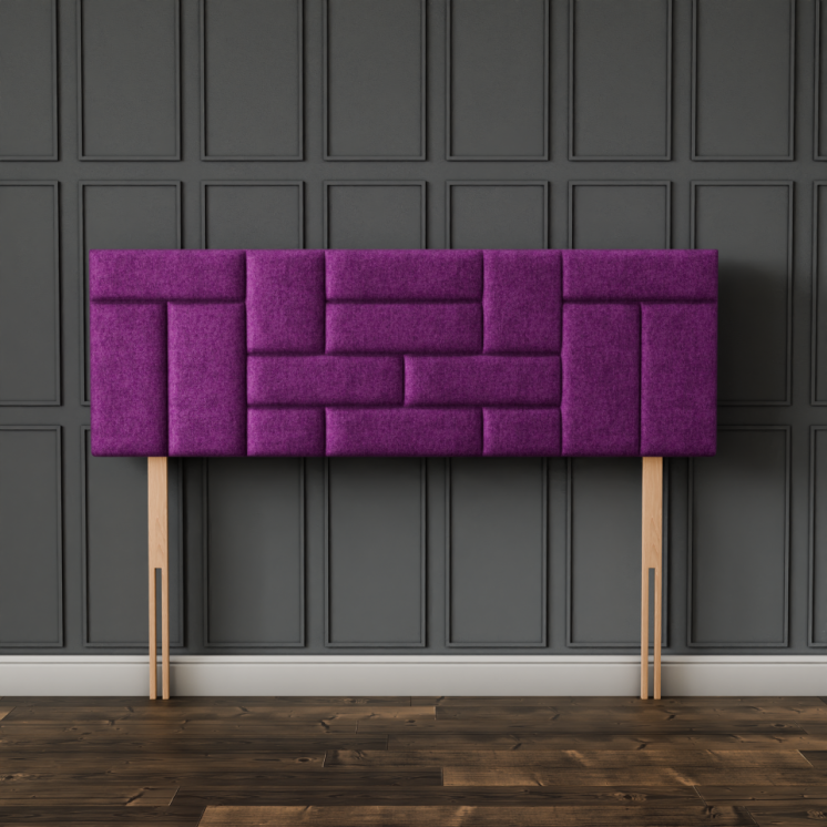 Majestic Multi Headboard - Purple Naples