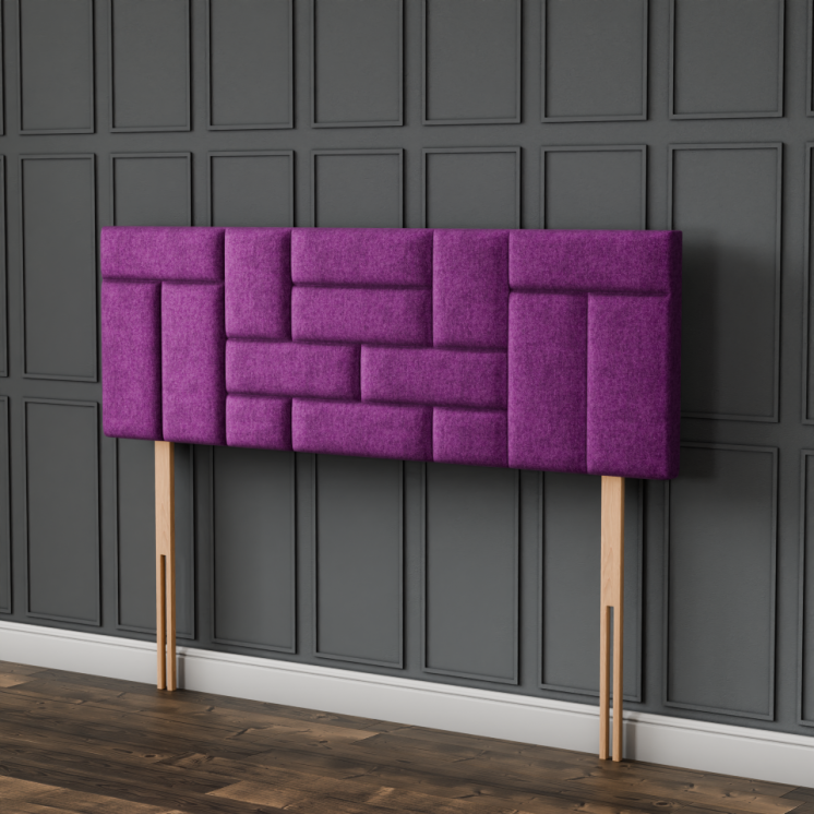 Majestic Multi Headboard - Purple Naples