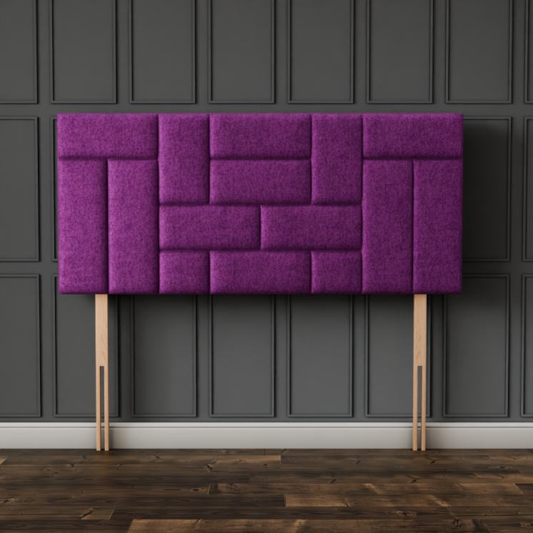 Majestic Multi Headboard - Purple Naples