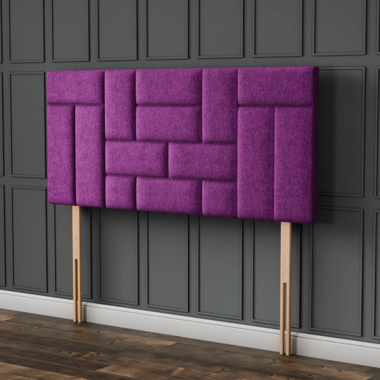 Majestic Multi Headboard - Purple Naples