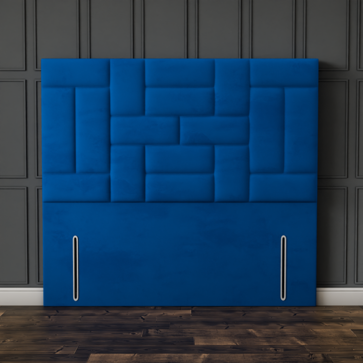 Majestic Multi Headboard - Blue Plush