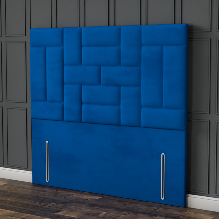 Majestic Multi Headboard - Blue Plush