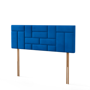 Majestic Multi Headboard - Blue Plush