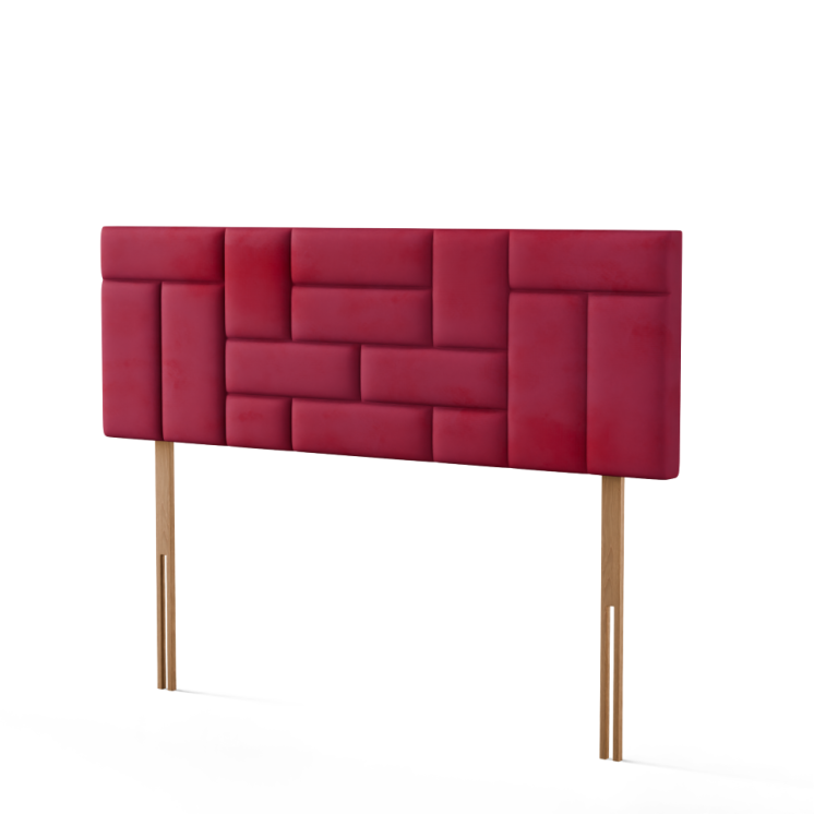 Majestic Multi Headboard - Burgundy Plush