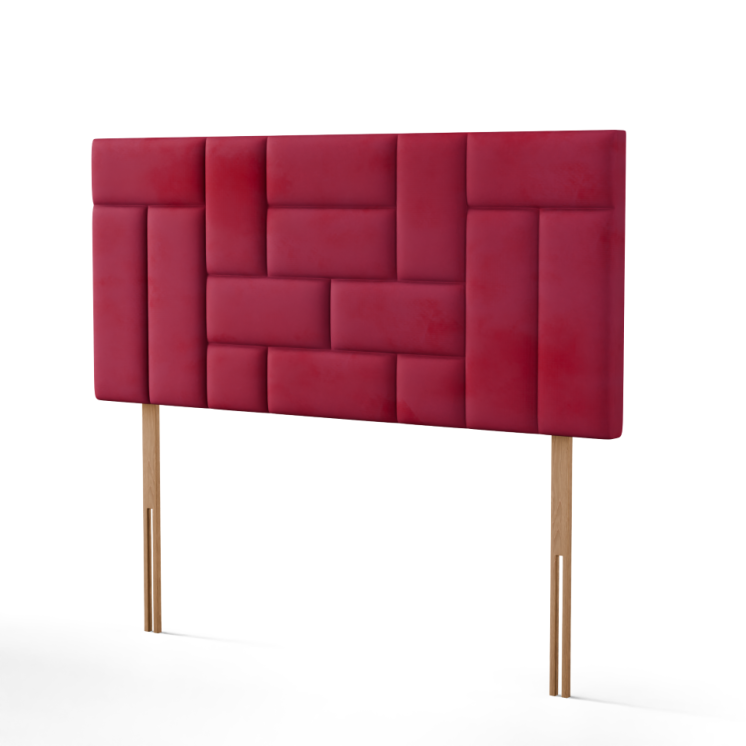 Majestic Multi Headboard - Burgundy Plush