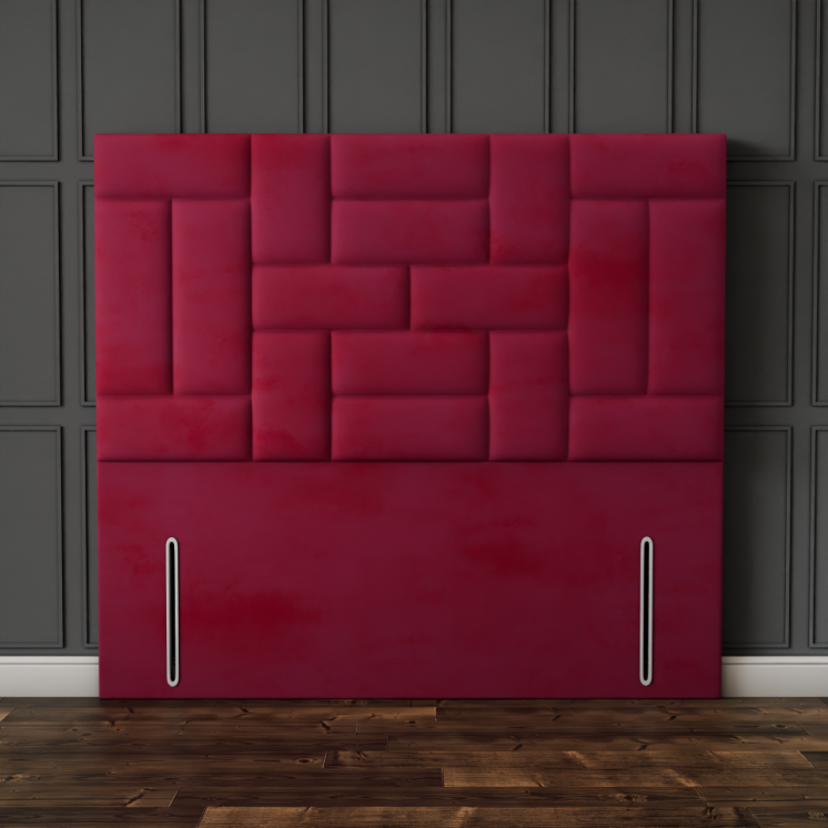 Majestic Multi Headboard - Burgundy Plush