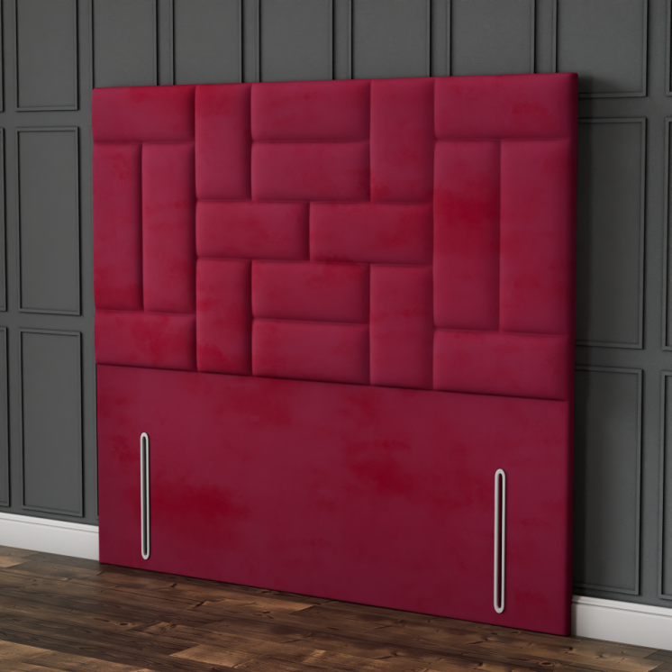 Majestic Multi Headboard - Burgundy Plush