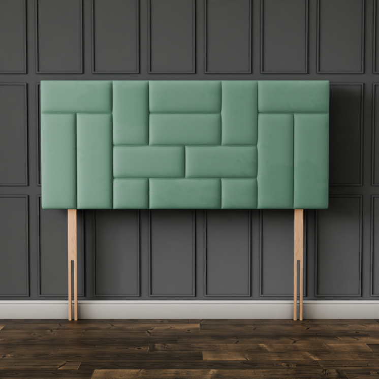 Majestic Multi Headboard - Duck Egg Plush