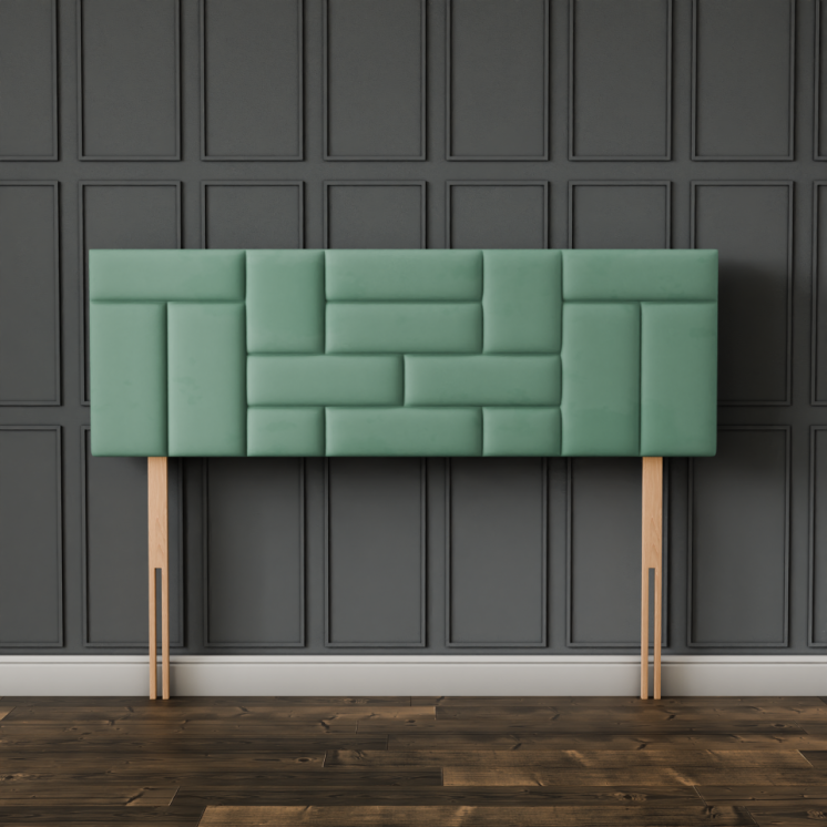 Majestic Multi Headboard - Duck Egg Plush