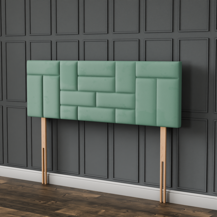 Majestic Multi Headboard - Duck Egg Plush