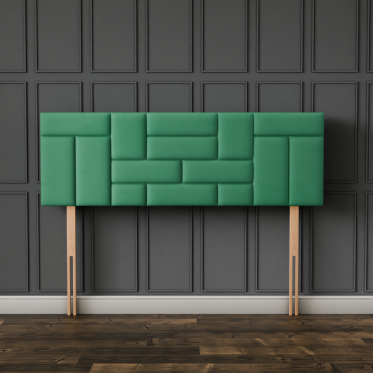 Majestic Multi Headboard - Emerald Plush