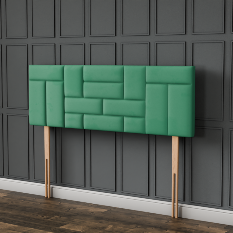 Majestic Multi Headboard - Emerald Plush