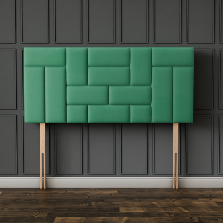 Majestic Multi Headboard - Emerald Plush