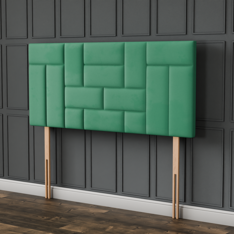 Majestic Multi Headboard - Emerald Plush