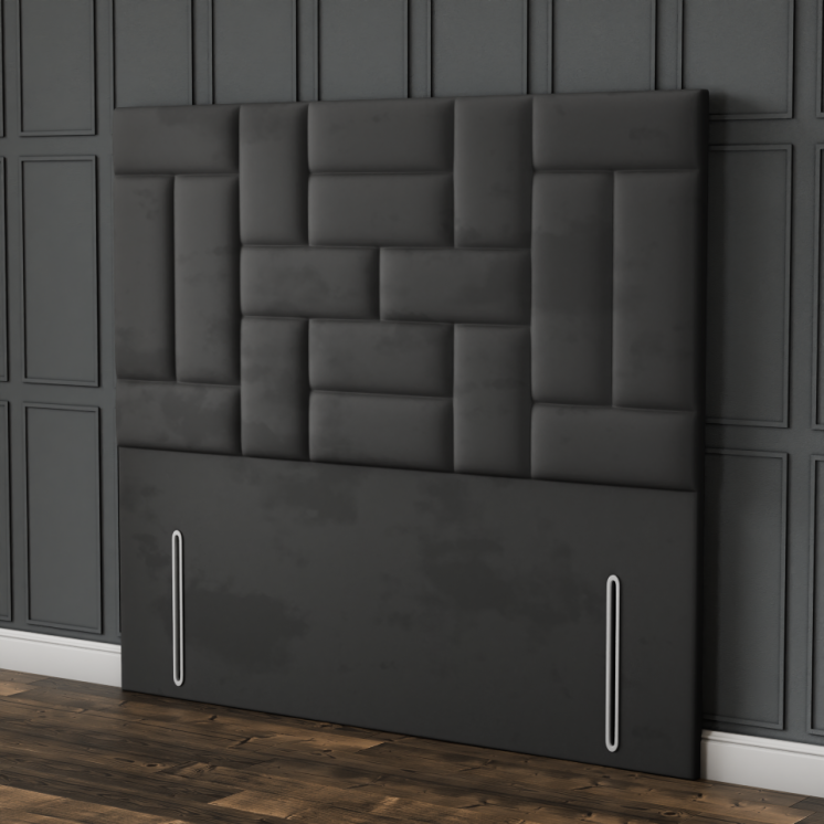 Majestic Multi Headboard - Grey Plush