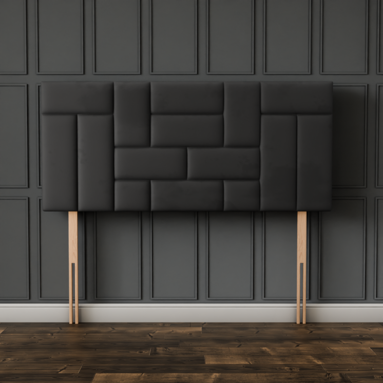 Majestic Multi Headboard - Grey Plush
