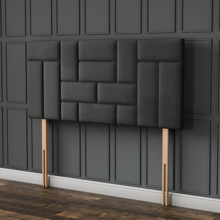 Majestic Multi Headboard - Grey Plush