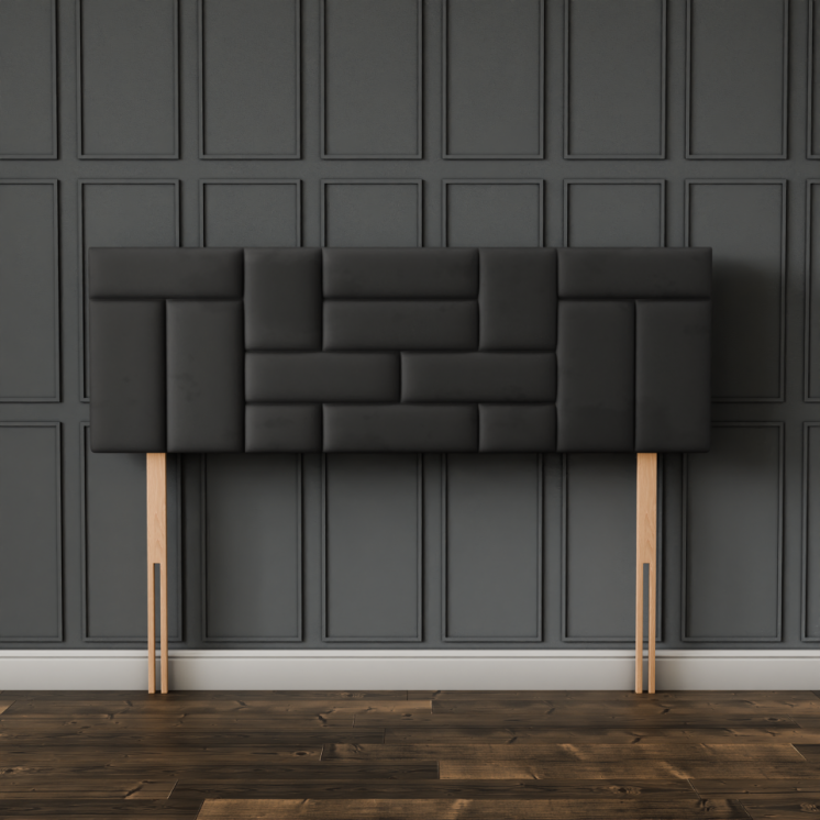 Majestic Multi Headboard - Grey Plush