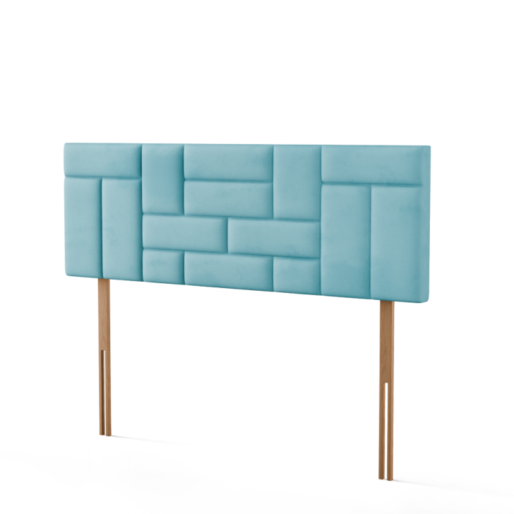 Majestic Multi Headboard - Ice Blue Plush