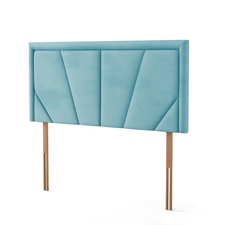 Majestic Multi Headboard - Ice Blue Plush