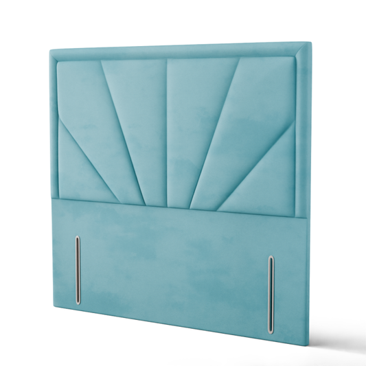 Majestic Multi Headboard - Ice Blue Plush