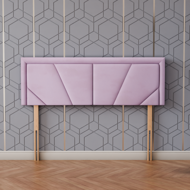 Majestic Multi Headboard - Pink Plush