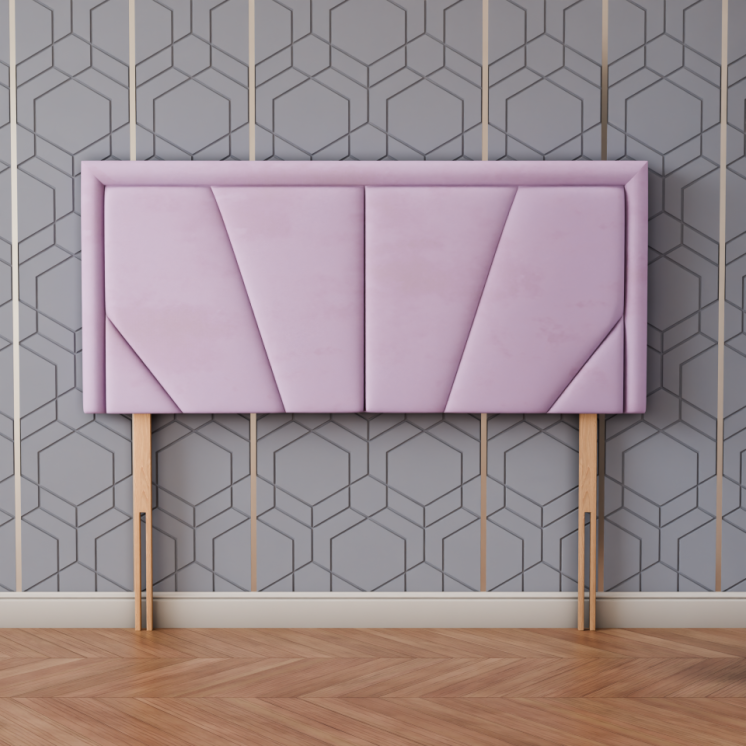 Majestic Multi Headboard - Pink Plush