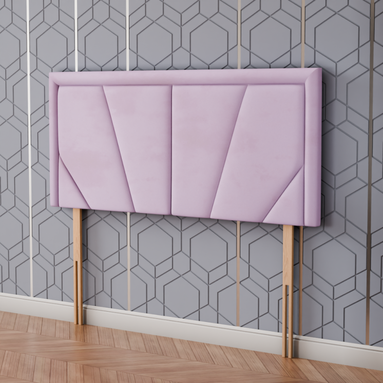 Majestic Multi Headboard - Pink Plush