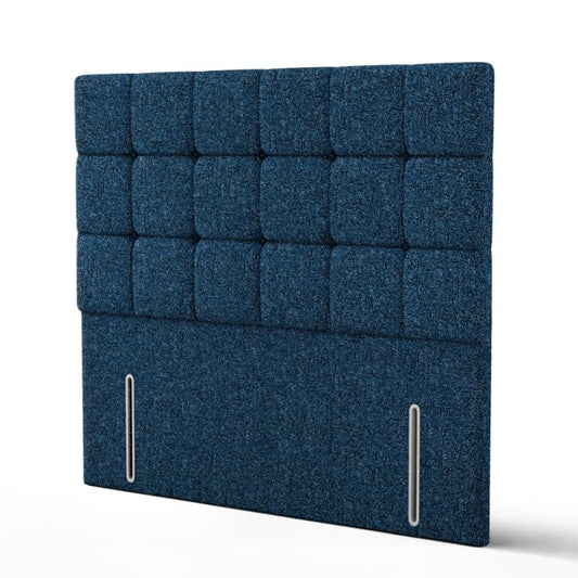 Ayra Cube Headboard - Blue Teddy