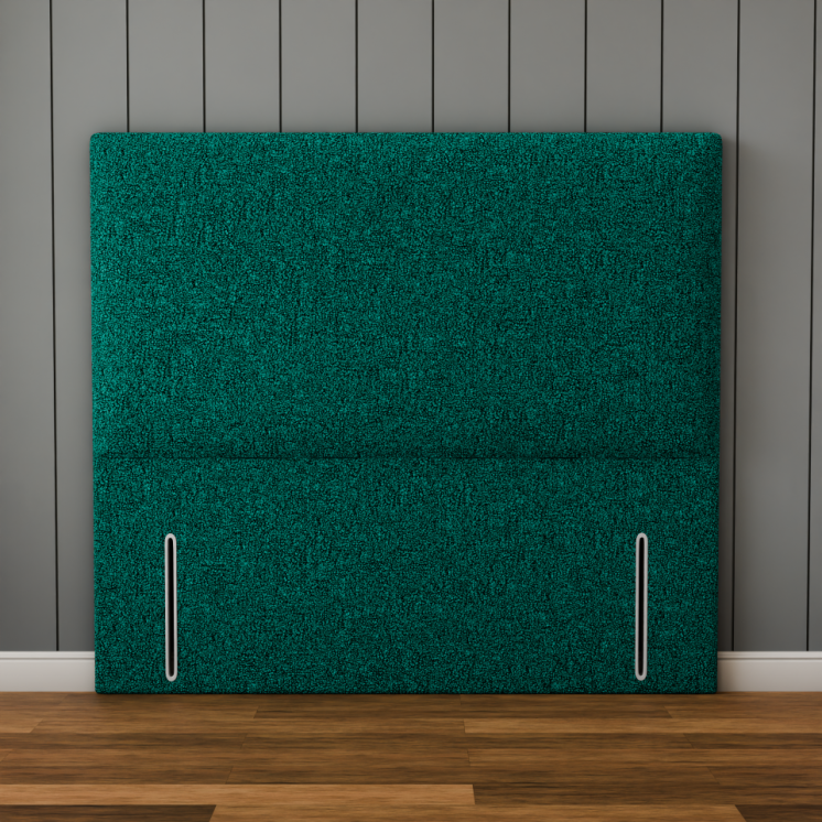 Maya Plain Headboard - Green Teddy