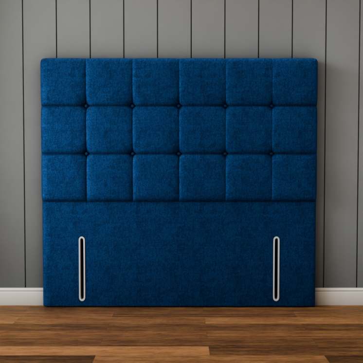 Ayra Cube Headboard - Blue Naples