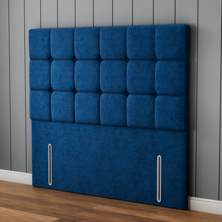 Ayra Cube Headboard - Blue Naples