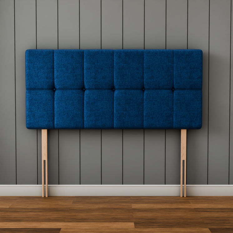 Ayra Cube Headboard - Blue Naples