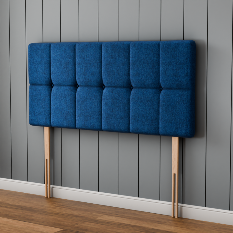 Ayra Cube Headboard - Blue Naples