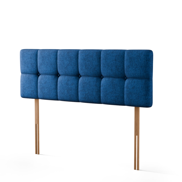 Ayra Cube Headboard - Blue Naples