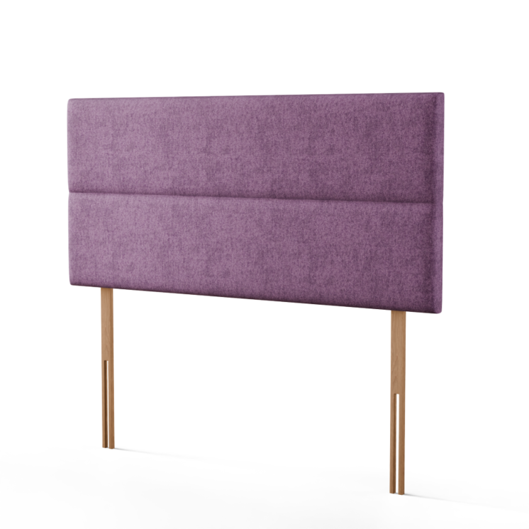 Kenza 3 Pan Horizontal Headboard - Lilac Naples