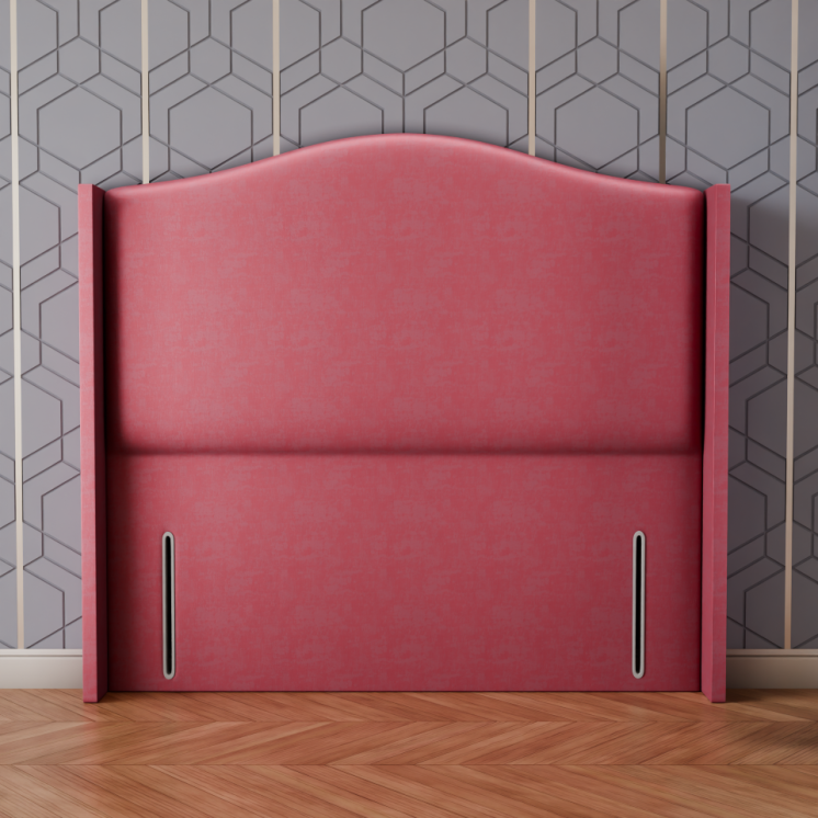 Hilton Wing Headboard - Pink Coniston