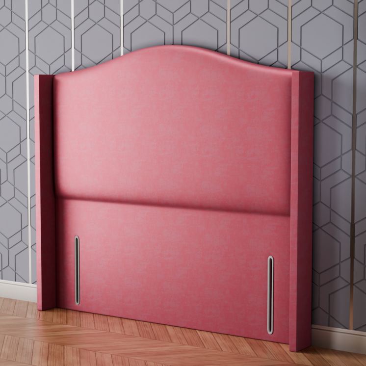 Hilton Wing Headboard - Pink Coniston