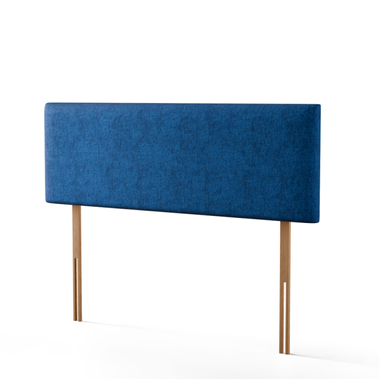 Maya Plain Headboard - Blue Naples