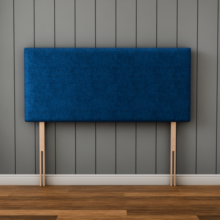 Maya Plain Headboard - Blue Naples