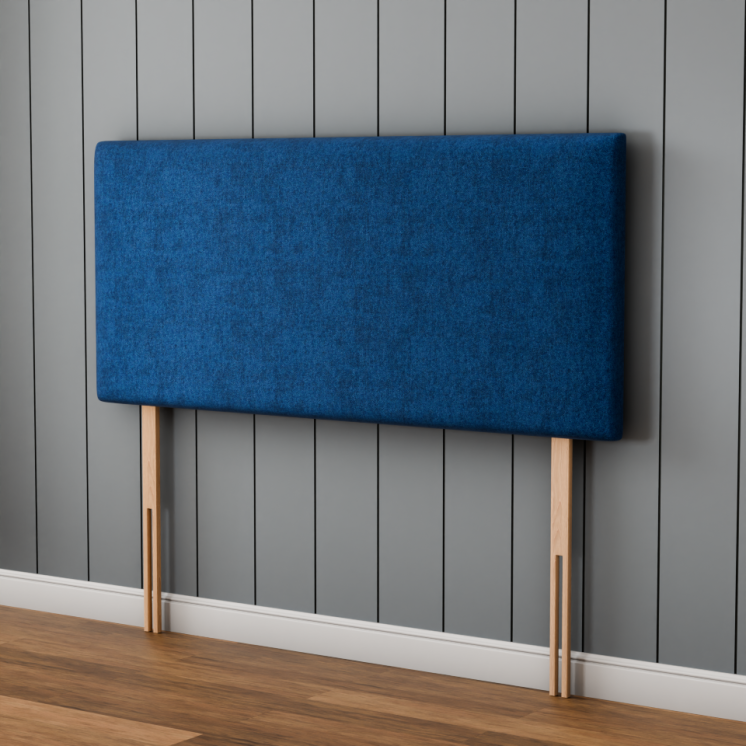 Maya Plain Headboard - Blue Naples