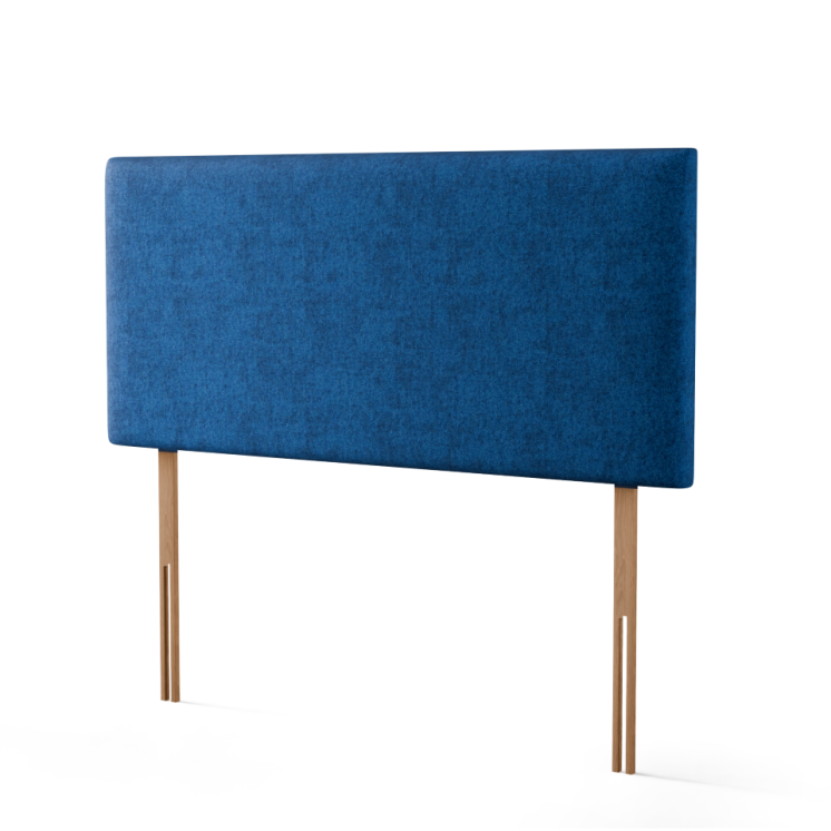 Maya Plain Headboard - Blue Naples