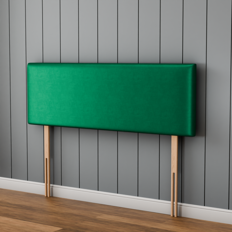 Maya Plain Headboard - Emerald Coniston