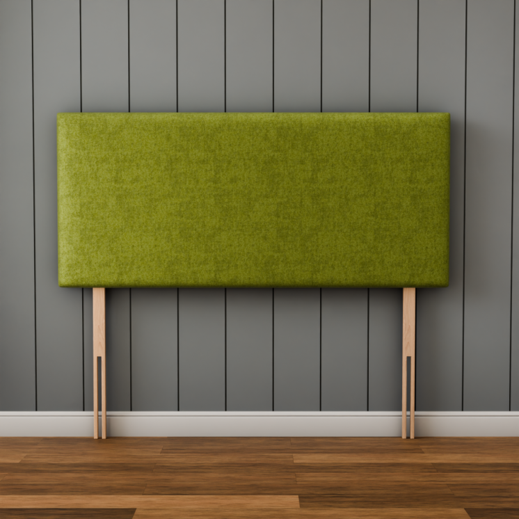 Maya Plain Headboard - Olive Green Naples