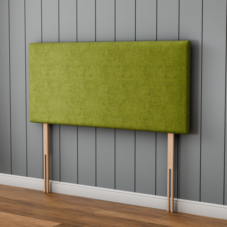 Maya Plain Headboard - Olive Green Naples