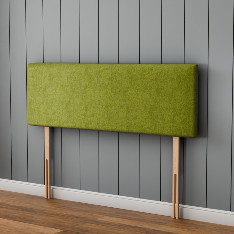 Maya Plain Headboard - Olive Green Naples