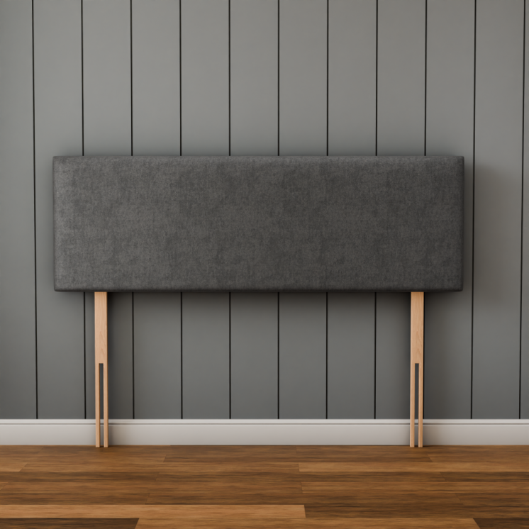 Maya Plain Headboard - Grey Naples