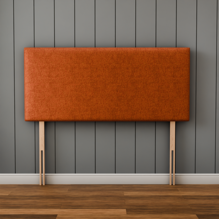 Maya Plain Headboard - Orange Naples